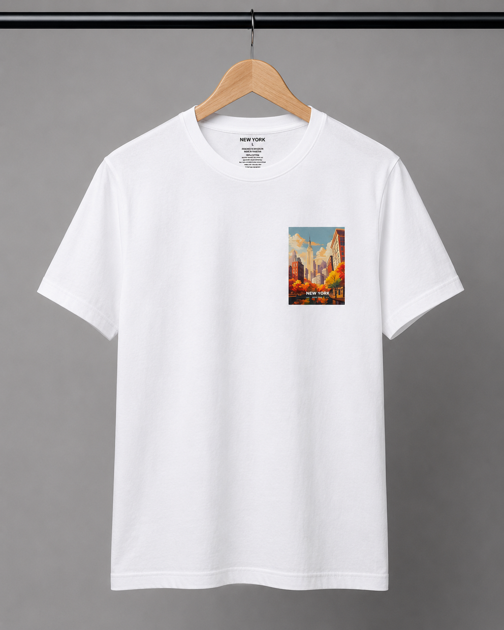 New York Premium Cotton Graphic T-Shirt