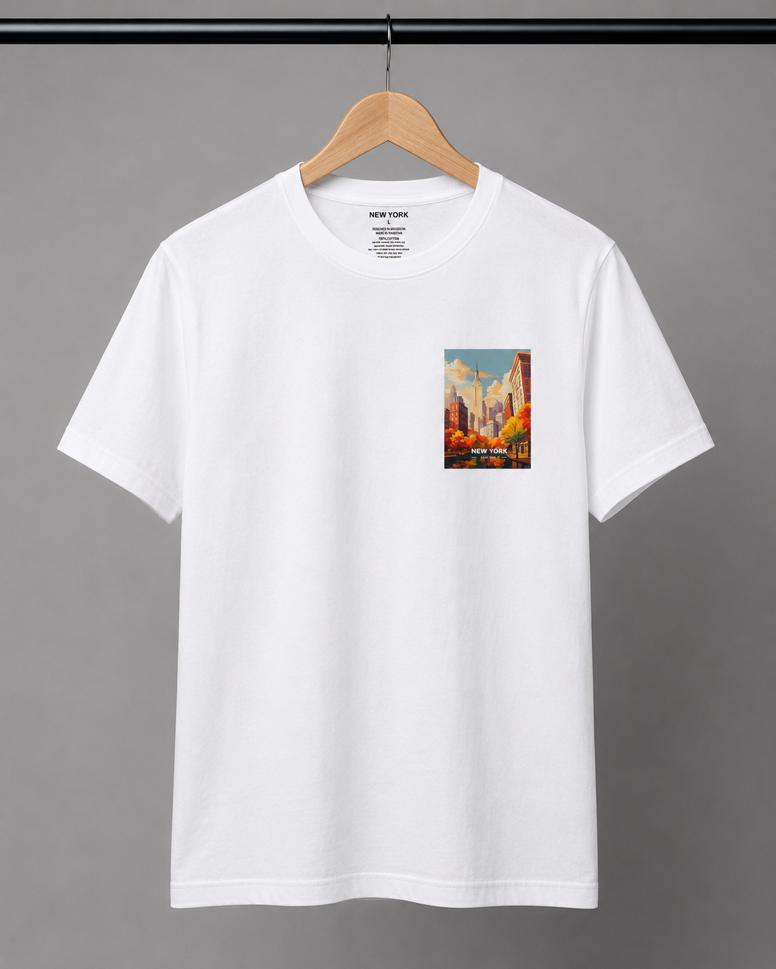 New York Premium Cotton Graphic T-Shirt