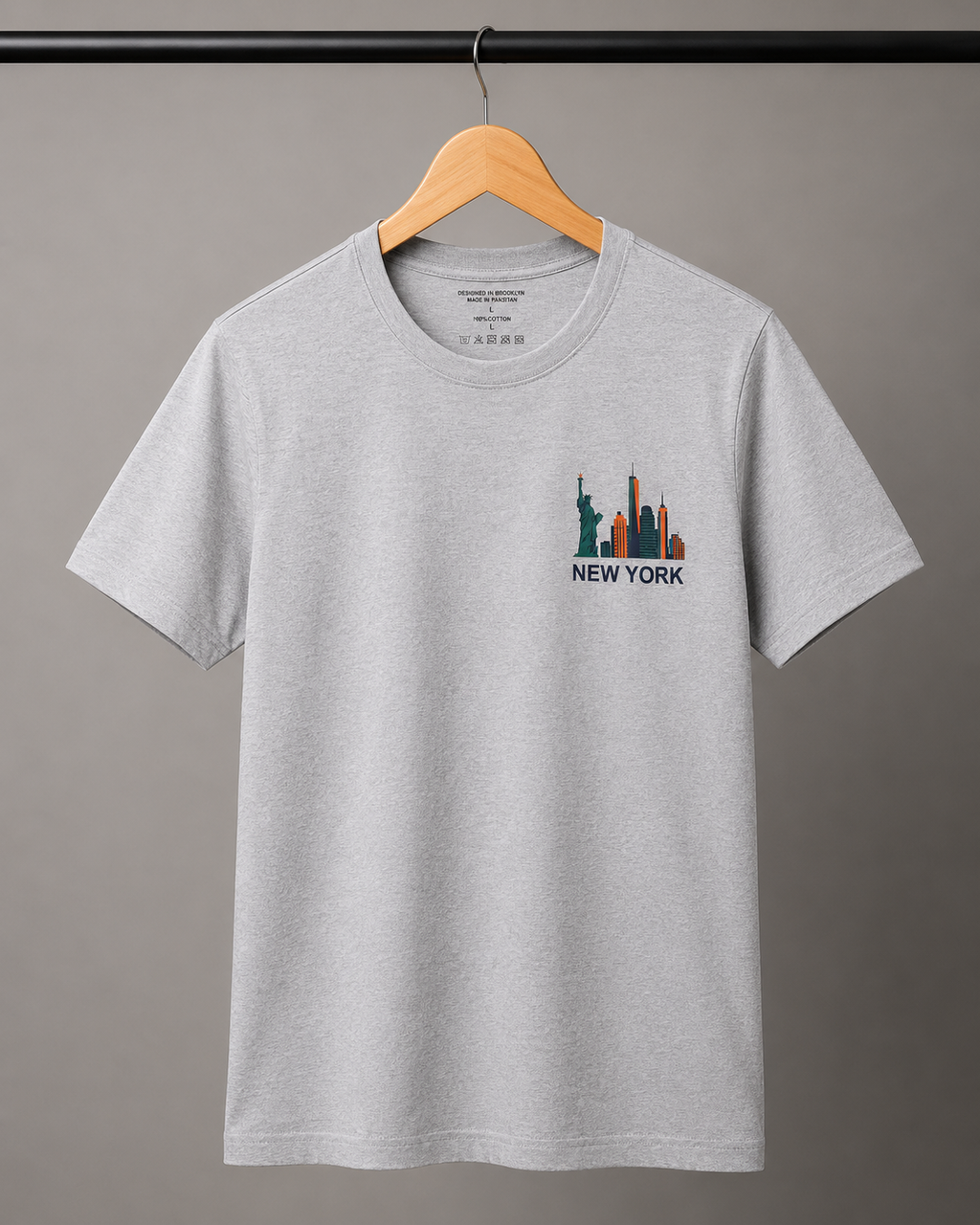 New York Skyline Premium Cotton T-Shirt